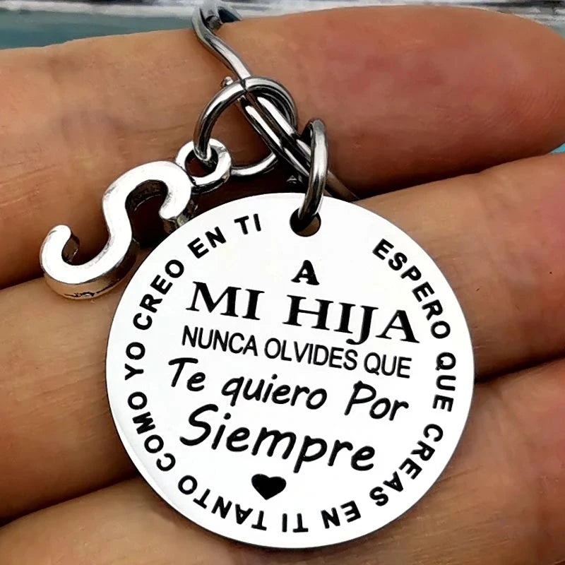 Llavero personalizado para hija e hijo