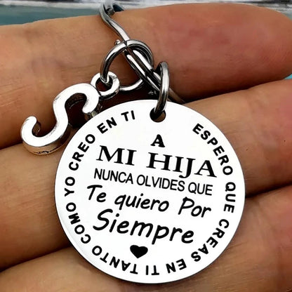 Llavero personalizado para hija e hijo