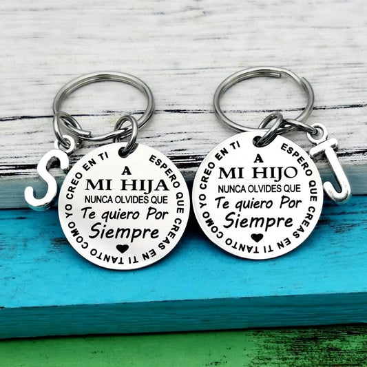 Llavero personalizado para hija e hijo